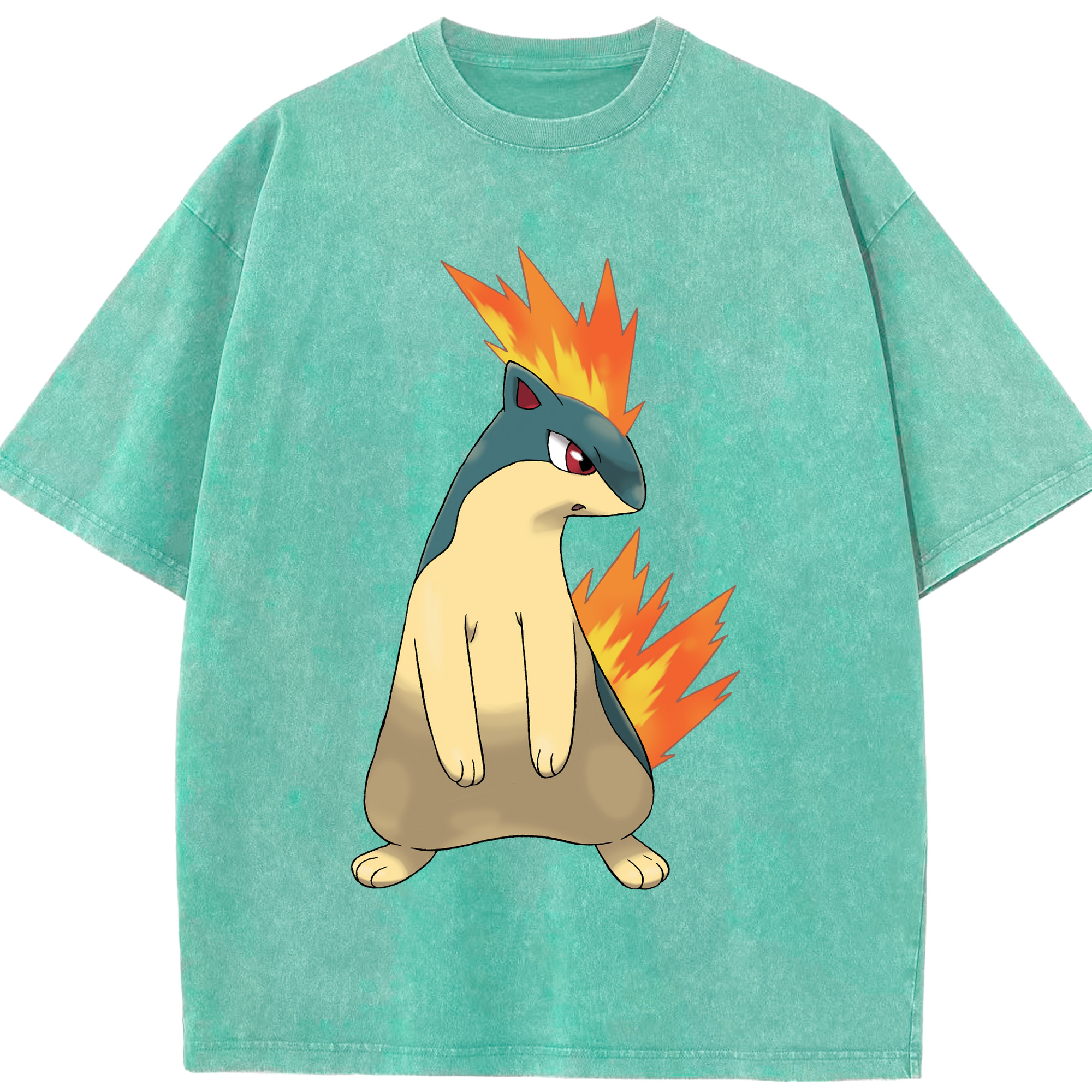 （画像用） ポケットモンスター Pokémon 綿100% ヴィンテージ風 半袖Tシャツ（フロントプリント）